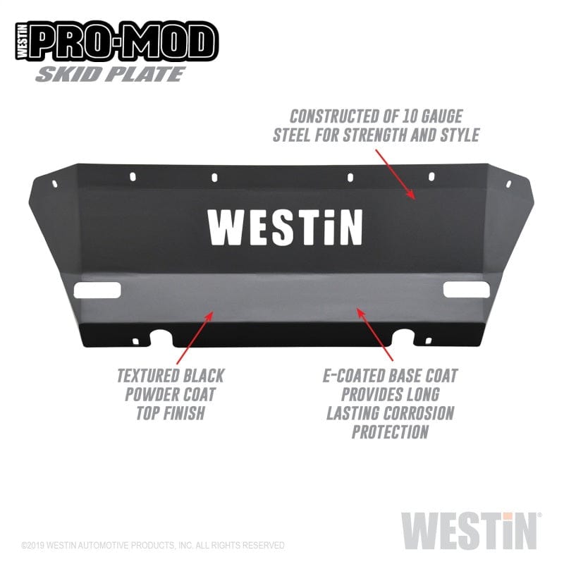 Westin Westin 15-20 Chevrolet Colorado Pro-Mod Skid Plate - Tex. Blk WES58-71155