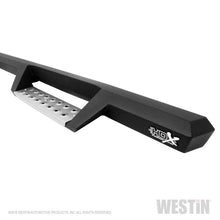 Load image into Gallery viewer, Westin Westin 19-22 Chevrolet Silverado 1500 DC 6.5ft Bed HDX Stainless Drop W2W Nerf Step Bars - Tex. Blk WES56-5347152