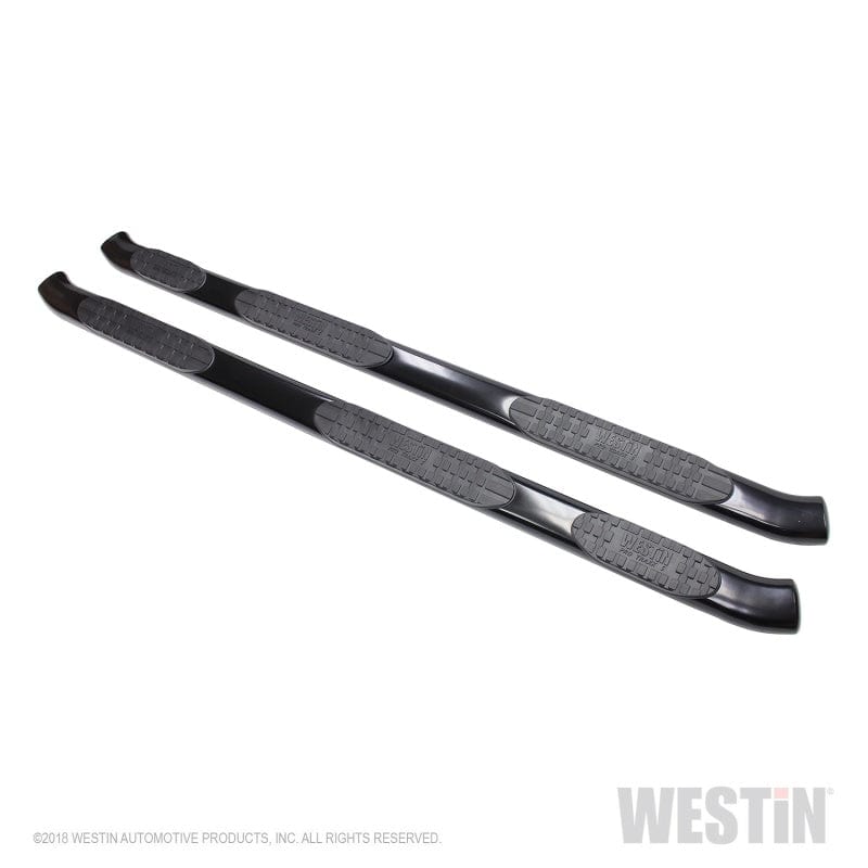 Westin Westin 2017-2018 Ford F-250/350 Crew Cab (6.75ft Bed) PRO TRAXX 5 WTW Oval Nerf Step Bars - Black WES21-534645