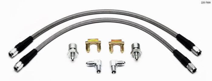 Wilwood Wilwood Flexline Kit 55-57 Chevy w/ Forged Dynalite Front Caliper WIL220-7699