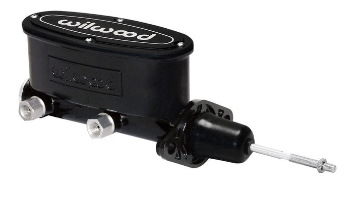 Wilwood Wilwood High Volume Tandem Master Cylinder - 15/16in Bore Black-W/Pushrod WIL260-13375-BK