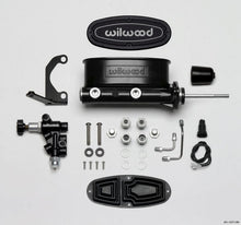 Load image into Gallery viewer, Wilwood Wilwood HV Tandem M/C Kit w L/H Bracket &amp; Prop Valve - 7/8in Bore Black-W/Pushrod WIL261-13271-BK