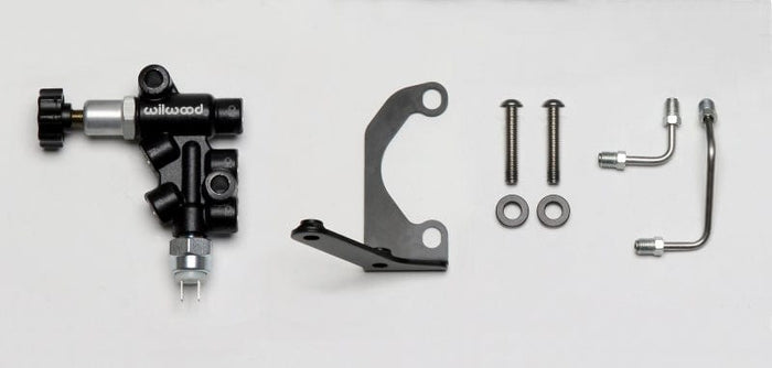 Wilwood Wilwood Tandem Master Cylinder Mounting Bracket L/H Kit w/ Prop Valve WIL260-13190