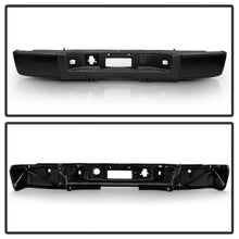 Load image into Gallery viewer, xTune 07-13 Chevy Silverado 1500 w/Parking Sensor OEM Style Steel Rear Bumper - BLK RB-CS07-SET-WS-B - Side View