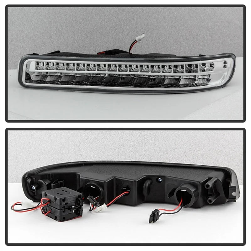 xTune 99-06 GMC Sierra (Excl Denali) Full LED Bumper Lights - Chrome (CBL-GSI99-LED-C) - Additional View 5