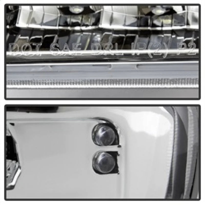xTune 99-06 GMC Sierra (Excl Denali) Full LED Bumper Lights - Chrome (CBL-GSI99-LED-C) - Additional View 7