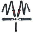 Load image into Gallery viewer, zamp Harness 5PT Black Cam L 2 In Shoulder SFI 16.1 HARN07S003