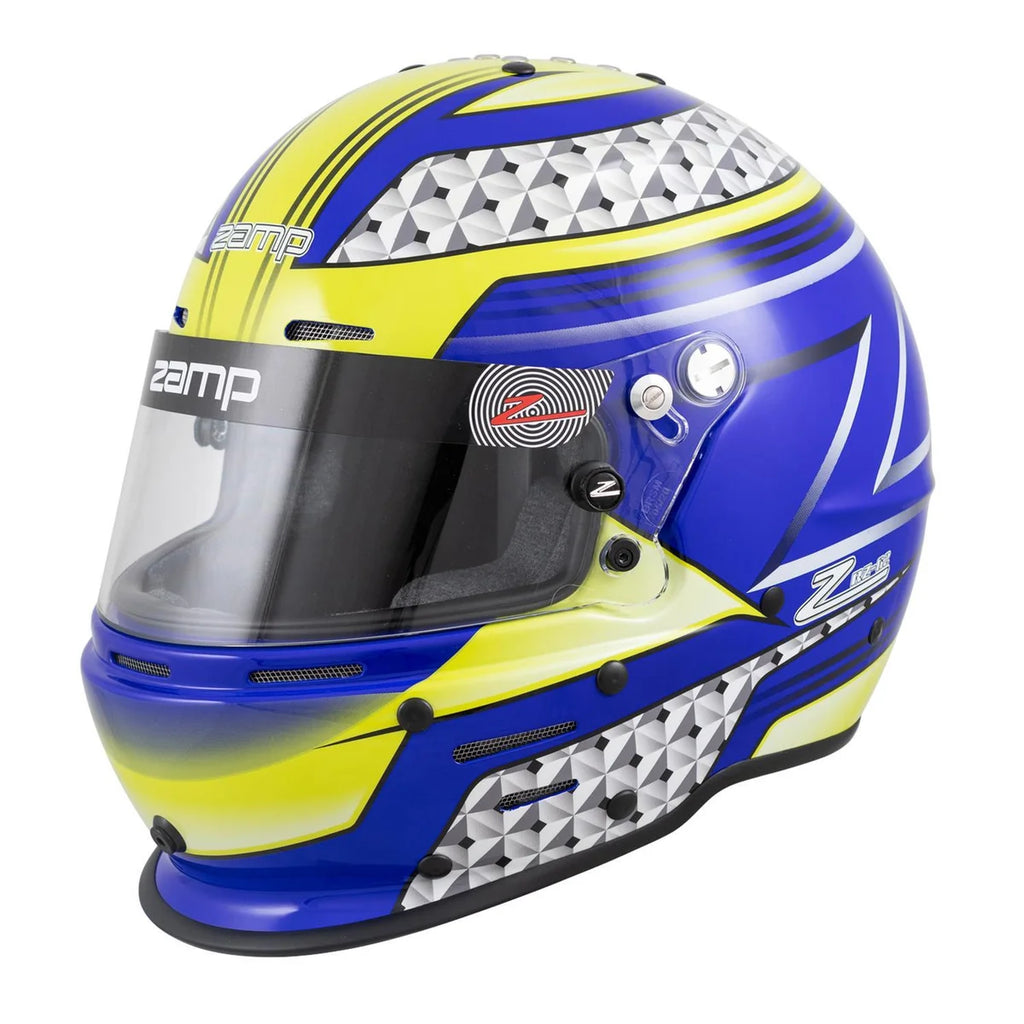 zamp Helmet RZ-62 Aramid Mix M Blu/Grn SA2020 H764C36M