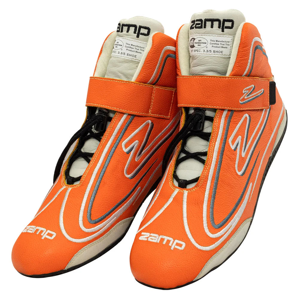 zamp Shoe ZR-50 Neon Orange Size 8 SFI 3.3/5 RS003C0808