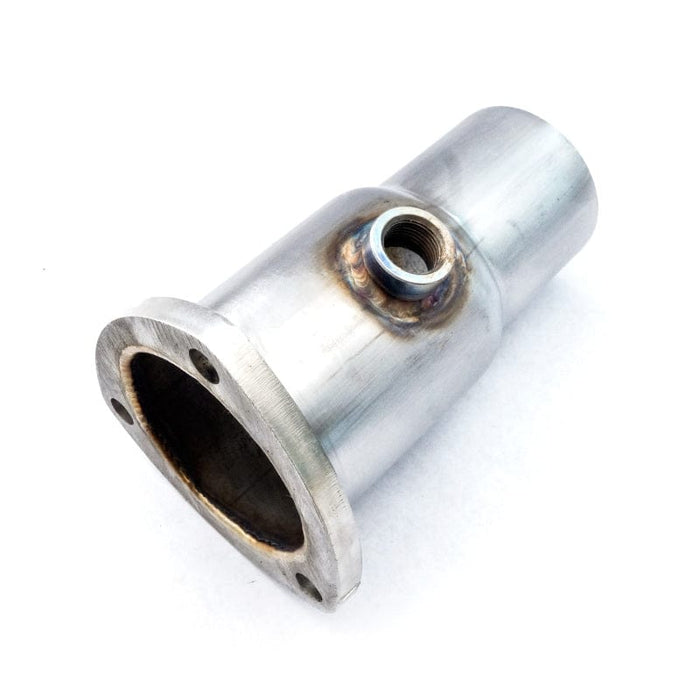 Stainless Works Collector Adapter 3-Bolt 3-1/2in OD Tubing 3-1/2in OD Outlet + O2 Bung
