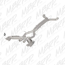 Load image into Gallery viewer, MBRP 2016+ Chevy Camaro SS 6.2L 3in Dual Cat-Back Quad Tip Exhaust Street Version w/ SS T409 Tips