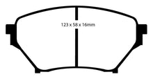 Load image into Gallery viewer, EBC 01-03 Mazda Miata MX5 1.8 (Sports Suspension) Yellowstuff Front Brake Pads