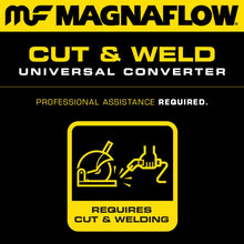 Load image into Gallery viewer, MagnaFlow Conv Universal 2.50 Angled Inlet OEM