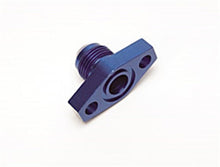 Load image into Gallery viewer, Russell Performance -10 AN Blue Oil Drain to Male Fitting (Includes Viton O-ring)