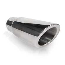 Load image into Gallery viewer, Stainless Works Double Wall Slash Cut Exhaust Tip - 4in Body 2 1/2in ID