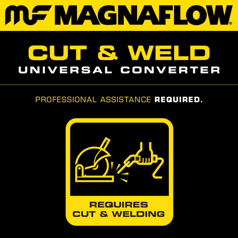 MagnaFlow Conv Universal 2.50 Mid O2 CA