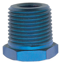Load image into Gallery viewer, Russell Performance 1/4in Male to 1/8in Female Pipe Bushing Reducer (Blue)