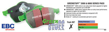 Load image into Gallery viewer, EBC 92-95 Mazda MX3 1.6 Greenstuff Rear Brake Pads