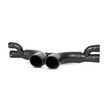 Load image into Gallery viewer, MBRP 14-15 Porsche GT3/GT3RS 3in Center Muffler Bypass 4in Tips - Black Coated