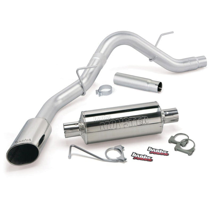 Banks Power Banks Power 15 Ford F-150 2.7L /3.5L EcoBoost /5.0 V8 Monster Exh Sys - SS Single Exh w/ Chrome Tip GBE48762