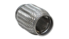 Load image into Gallery viewer, Vibrant SS Flex Coupling with Inner Braid Liner 1.5in inlet/outlet x 6in flex length