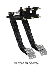 Load image into Gallery viewer, Wilwood Adjustable-Trubar Dual Pedal - Brake / Clutch - Rev. Swing Mount - 6.25:1