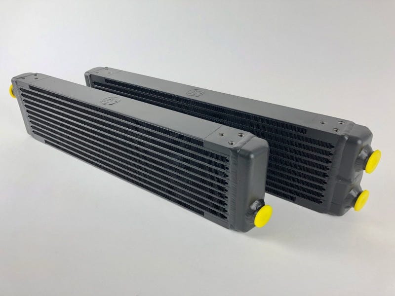 CSF CSF Universal Dual-Pass Oil Cooler (RS Style) - M22 x 1.5 - 24in L x 5.75in H x 2.16in W CSF8110