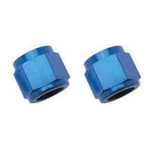 Load image into Gallery viewer, Russell Performance -6 AN Tube Nuts 3/8in dia. (Blue) (2 pcs.)
