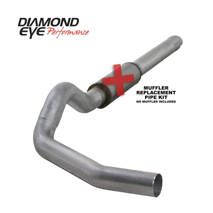 Diamond Eye Performance Diamond Eye KIT 5in CB MFLR RPLCMENT PIPE SGL AL: 2004.5-2007.5 DODGE CUMMINS 600 DEPK5244A-RP