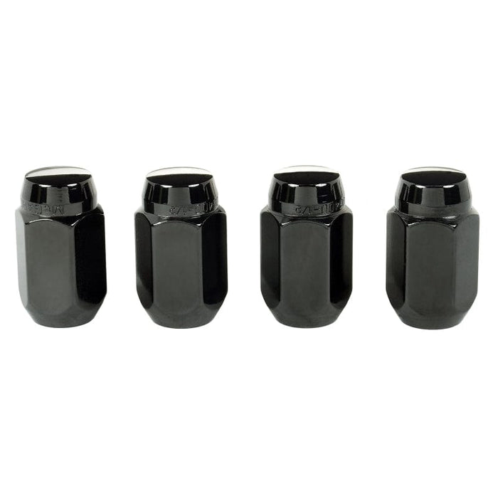 McGard McGard Hex Lug Nut (Cone Seat) 1/2-20 / 13/16 Hex / 1.5in. Length (4-Pack) - Black MCG64030