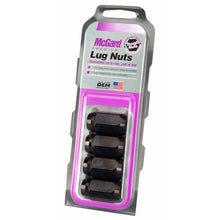 Load image into Gallery viewer, McGard McGard Hex Lug Nut (Cone Seat) 1/2-20 / 13/16 Hex / 1.5in. Length (4-Pack) - Black MCG64030