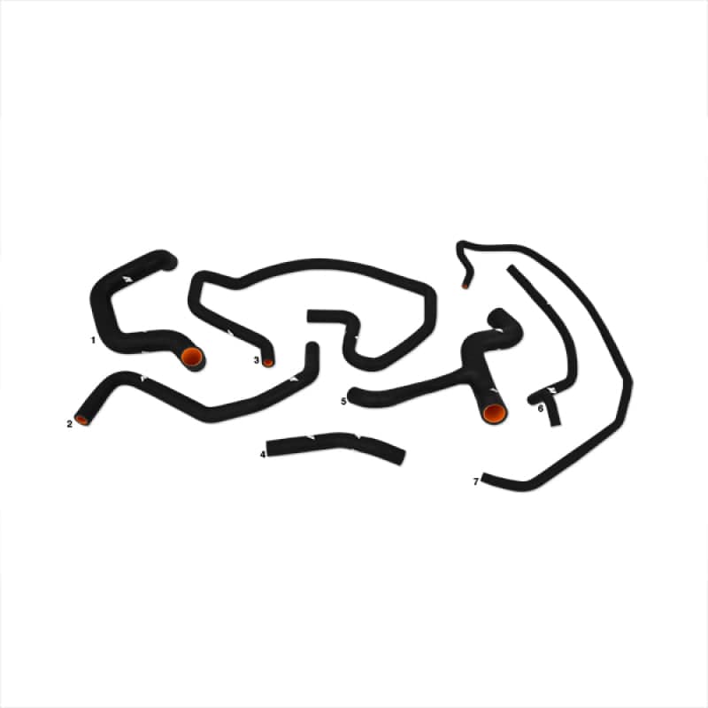 Mishimoto Mishimoto 02-04 Ford Focus SVT Black Silicone Hose Kit MISMMHOSE-SVT-02BK