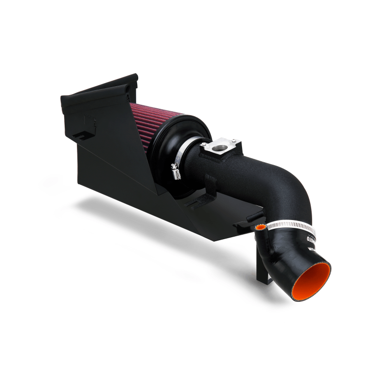 Mishimoto Mishimoto 06-11 Honda Civic Si Performance Air Intake w/ Heat Shield - Wrinkle Black MISMMAI-CIV-06SIHWBK