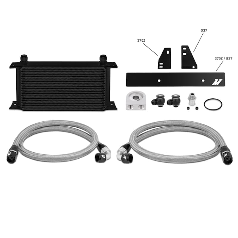 Mishimoto Mishimoto 09+ Nissan 370Z / 08+ Infiniti G37 (Coupe Only) Oil Cooler Kit - Black MISMMOC-370Z-09BK