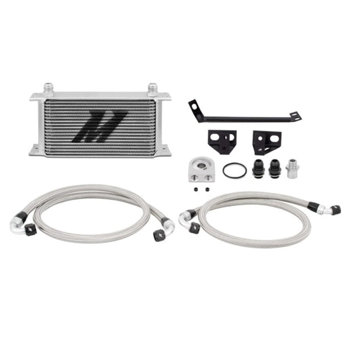 Mishimoto Mishimoto 15 Ford Mustang EcoBoost Non-Thermostatic Oil Cooler Kit - Silver MISMMOC-MUS4-15