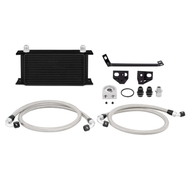Mishimoto Mishimoto 15 Ford Mustang EcoBoost Non-Thermostatic Oil Cooler Kit - Silver MISMMOC-MUS4-15