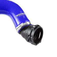 Load image into Gallery viewer, Mishimoto Mishimoto 15+ Ford Mustang GT Blue Silicone Upper Radiator Hose MISMMHOSE-MUS8-15UBL