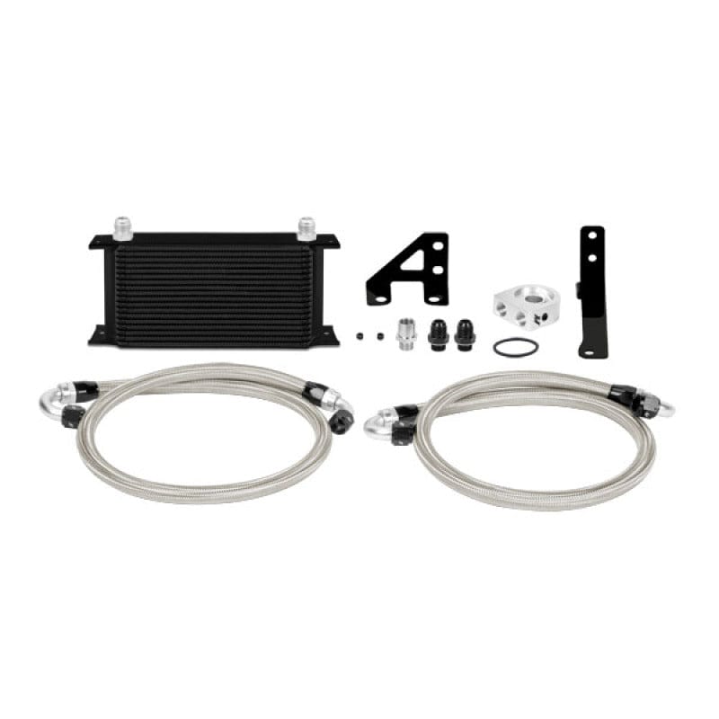 Mishimoto Mishimoto 15 Subaru STI Thermostatic Oil Cooler Kit - Black MISMMOC-STI-15TBK
