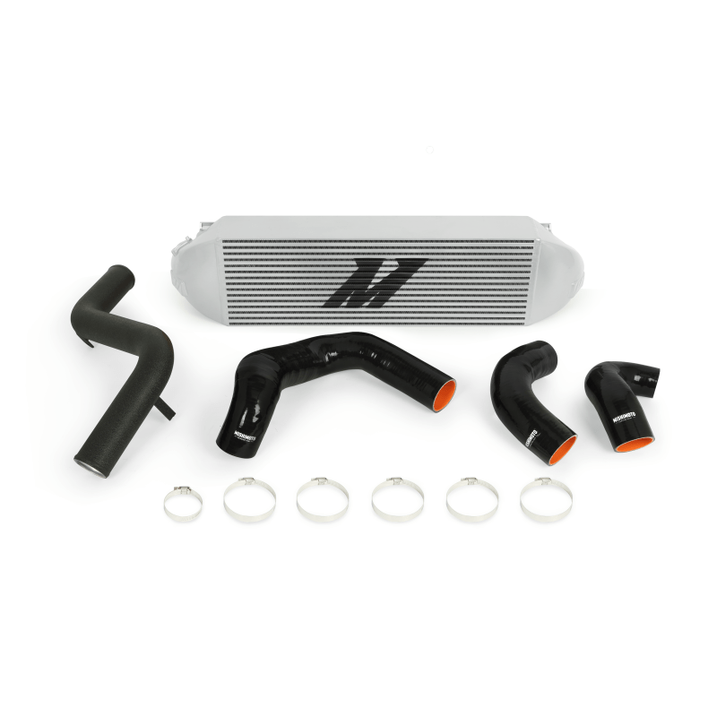 Mishimoto Mishimoto 2013+ Ford Focus ST Silver Intercooler w/ Black Pipes MISMMINT-FOST-13KBSL