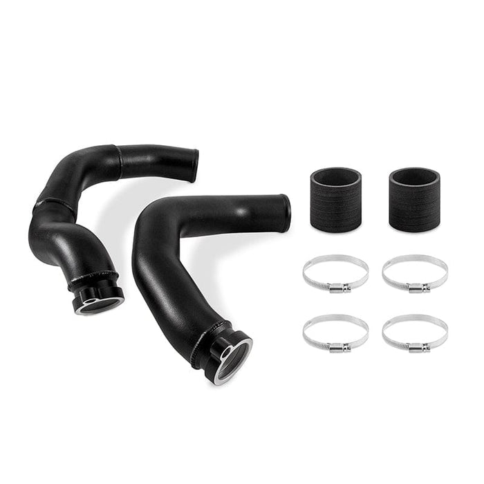 Mishimoto Mishimoto 2015+ BMW F8X M3/M4 Charge Pipe Kit - Wrinkle Black MISMMICP-F80-15