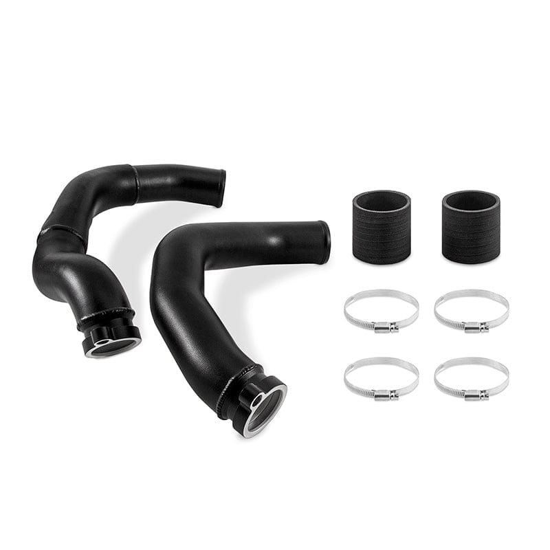 Mishimoto Mishimoto 2015+ BMW F8X M3/M4 Charge Pipe Kit - Wrinkle Black MISMMICP-F80-15