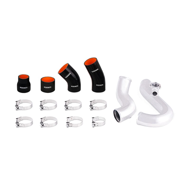 Mishimoto Mishimoto 2015 Ford Mustang EcoBoost Performance Intercooler Kit - Black Core Polished Pipes MISMMINT-MUS4-15KPBK