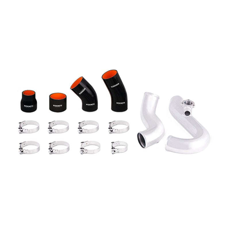 Mishimoto Mishimoto 2015 Ford Mustang EcoBoost Performance Intercooler Kit - Black Core Polished Pipes MISMMINT-MUS4-15KPBK