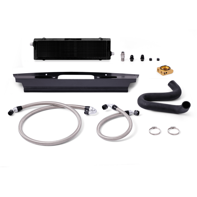Mishimoto Mishimoto 2015+ Ford Mustang GT Thermostatic Oil Cooler Kit - Black MISMMOC-MUS8-15TBK
