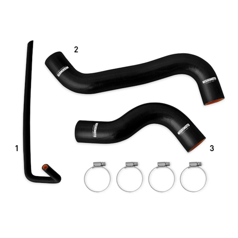 Mishimoto Mishimoto 2015+ Subaru WRX Silicone Radiator Coolant Hose Kit - Black MISMMHOSE-WRX-15BK