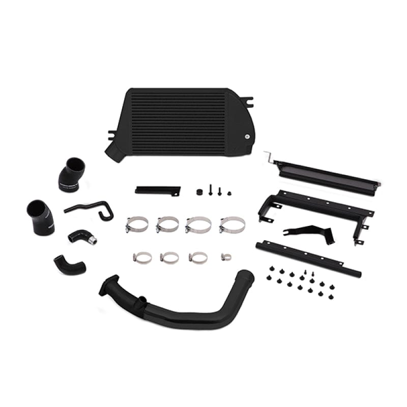 Mishimoto Mishimoto 2015 Subaru WRX Top-Mount Intercooler Kit - Powder Coated Black & Black Pipes MISMMTMIC-WRX-15BBK