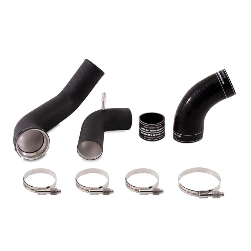 Mishimoto Mishimoto 2017+ Ford F150 3.5l EcoBoost Cold-Side Intercooler Pipe Kit - Wrinkle-Black MISMMICP-F35T-17CWBK
