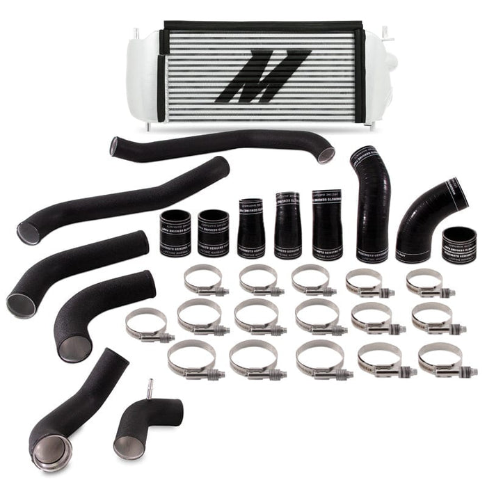 Mishimoto Mishimoto 2017+ Ford F150 3.5L EcoBoost Performance Intercooler Kit - Silver Cooler Black Pipes MISMMINT-F35T-17KBSL