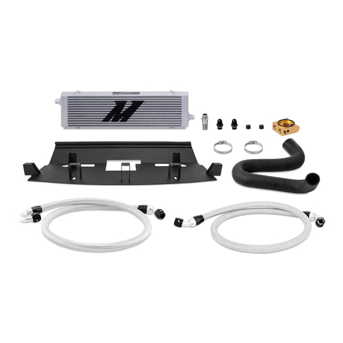 Mishimoto Mishimoto 2018+ Ford Mustang GT Thermostatic Oil Cooler Kit - Silver MISMMOC-MUS8-18T