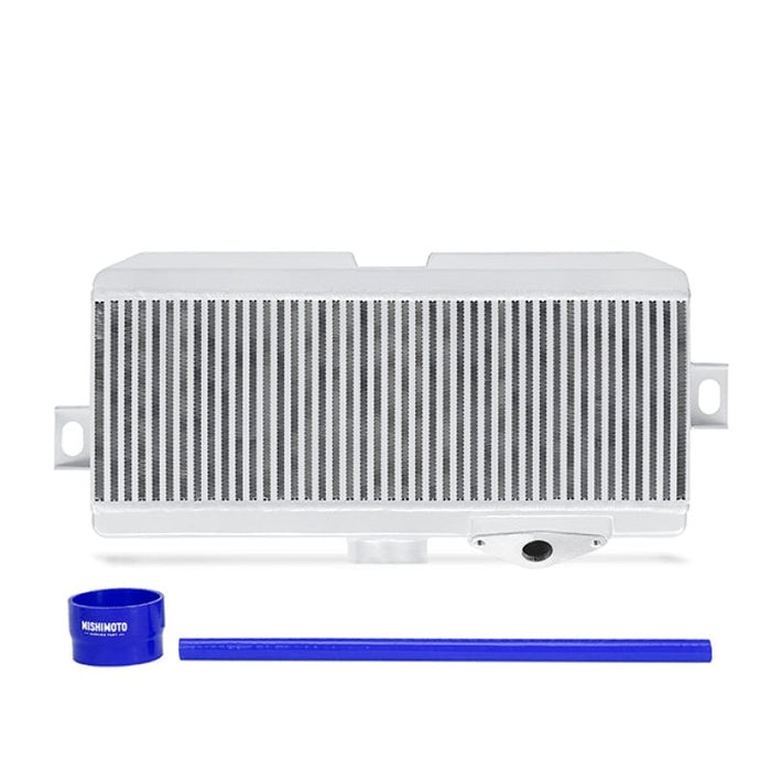 Mishimoto Mishimoto Subaru 08-15 WRX STi Top-Mount Intercooler Kit - Powder Coated Silver & Blue Hoses MISMMTMIC-STI-08SLBL